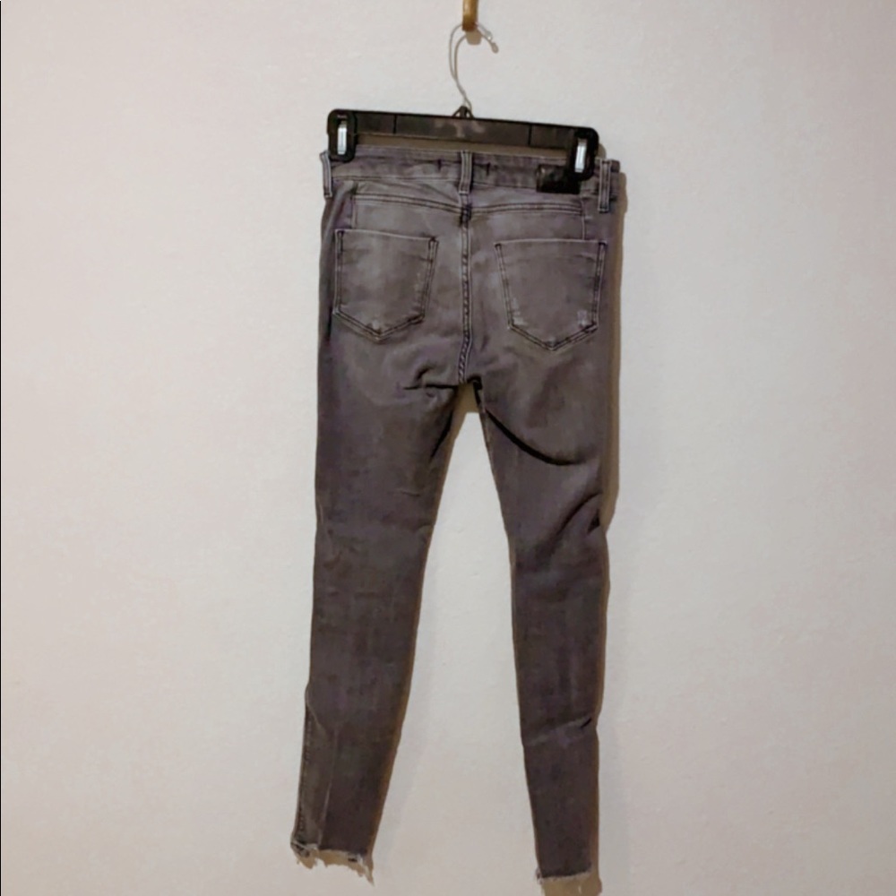 Zara Grey Super Skinny Jeans (Size 2)
